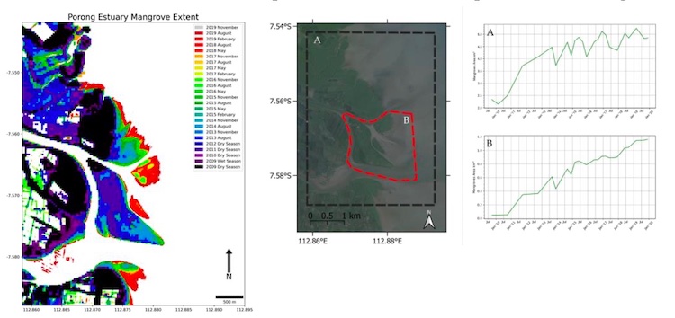 Porong Estuary mangrove extent